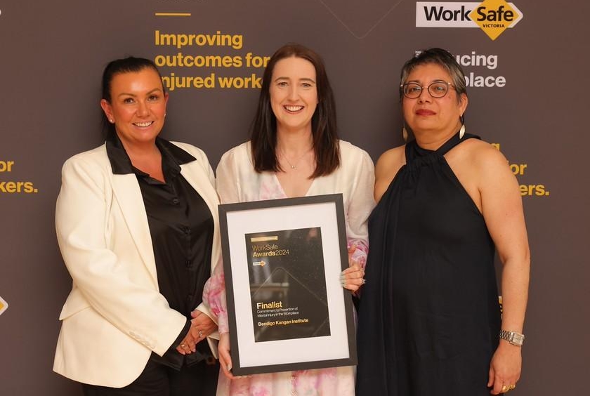 Kangan Institute recognised for workplace health and safety